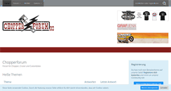 Desktop Screenshot of chopperforum.de