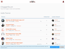 Tablet Screenshot of chopperforum.de